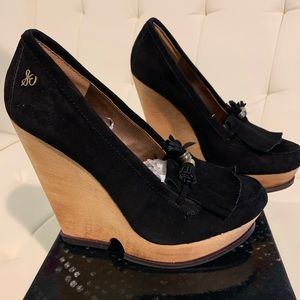 Sam Edelman wedge platform loafer